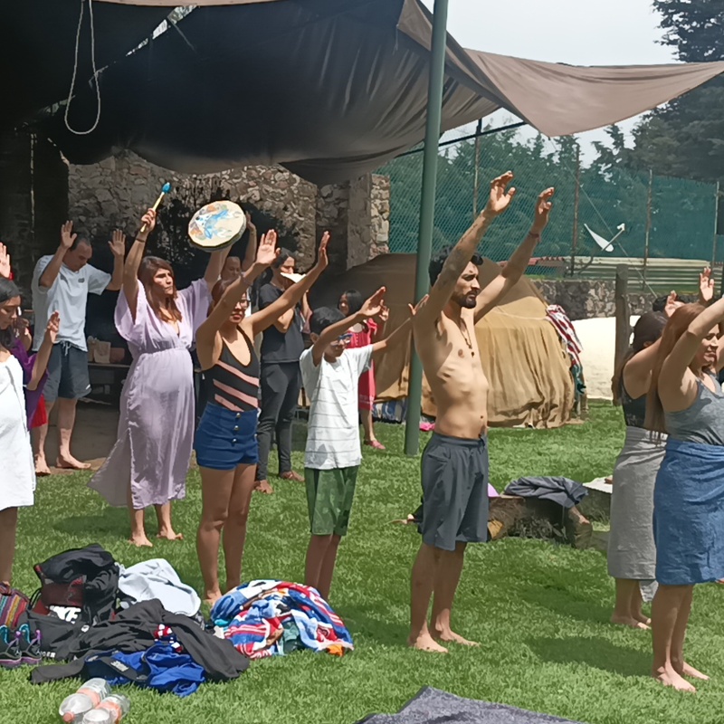 Presentación a los 4 rumbos (cuatro puntos cardinales)